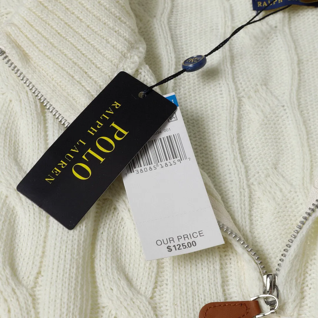 P194 Style number: 603 -Ralph Lauren 24ssRL half-zip long-sleeved sweater with classic war horse logo embroidery on the chest, pullover jacket -The item is made of dyed and spun yarn, purchased from the original version. A full set of customized accessories. Details determine success. A major autumn and winter new style. The item weighs more than 800 grams. It is soft and delicate and does not tie the body. The upper body effect is very nice and has a loose fit. -Color: black, white, gray -Size: S/M/L/XL/2XL
